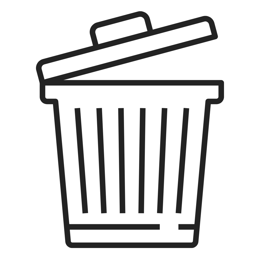 garbage can icon